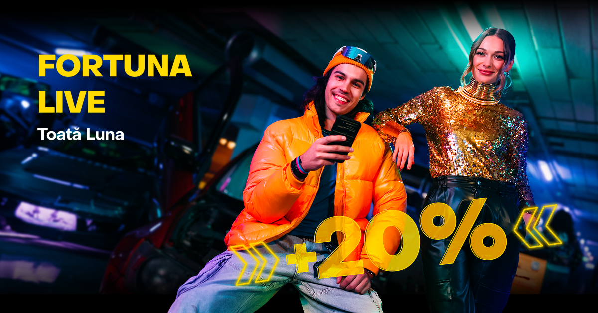 +20% pe LIVE toată luna NOIEMBRIE!